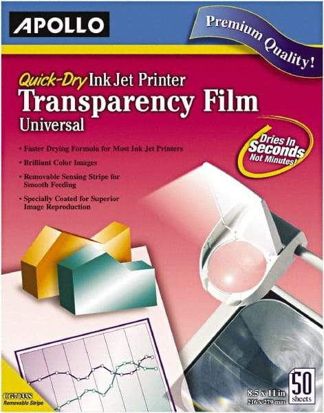 Apollo - Transparency Films & Sleeves Audio Visual Conference Accessory Type: Transparency Sleeves For Use With: Inkjet Printers; Copiers - A1 Tooling