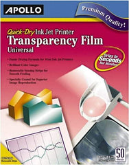 Apollo - Transparency Films & Sleeves Audio Visual Conference Accessory Type: Transparency Sleeves For Use With: Inkjet Printers; Copiers - A1 Tooling