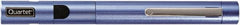 Quartet - Metal Pen Size Laser Pointer - Blue, 2 AAA Batteries Included - A1 Tooling