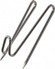 ADVANTUS - 25 Hooks, 1" Long x 1" Deep, Metal Hook Panel - 2-1/2" High - A1 Tooling