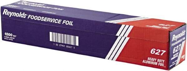 Reynolds - Heavy Duty Aluminum Foil Roll, 24" x 1,000', Silver - Use with Food Protection - A1 Tooling