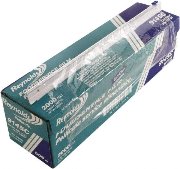 Reynolds - PVC Food Wrap Film Roll in Easy Glide Cutter Box, 18" x 2,000', Clear - Use with Food Protection - A1 Tooling