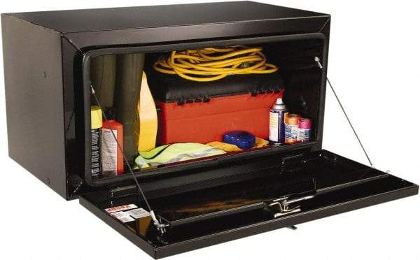 Jobox - 1 Compartment Underbed Truck Box - 24" Wide x 48" Deep x 24" High, Steel, Black - A1 Tooling