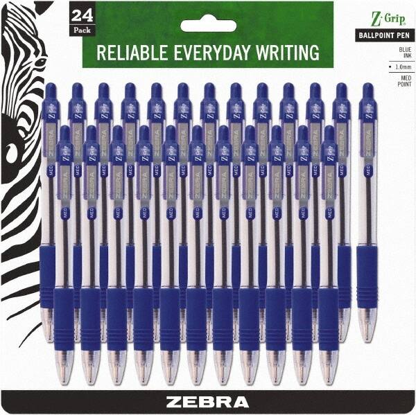 Zebra - Conical Ball Point Pen - Blue - A1 Tooling