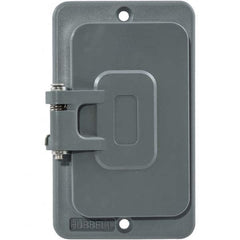 Hubbell Wiring Device-Kellems - Electrical Outlet Box & Switch Box Accessories Accessory Type: Box Cover Material: PBT Resin - A1 Tooling