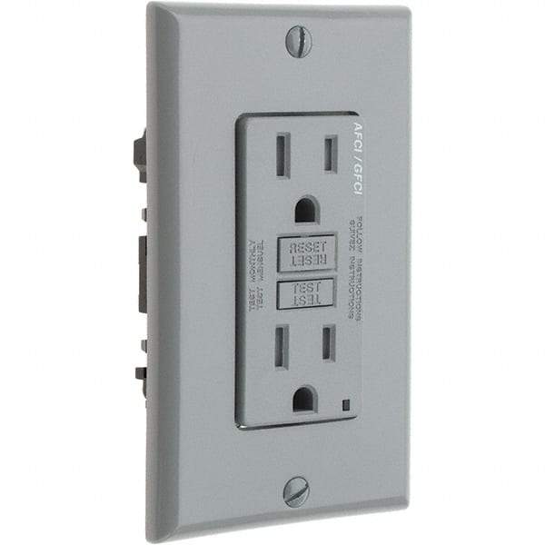 Leviton - GFCI Receptacles Grade: Commercial Color: Gray - A1 Tooling