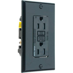 Leviton - GFCI Receptacles Grade: Commercial Color: Black - A1 Tooling