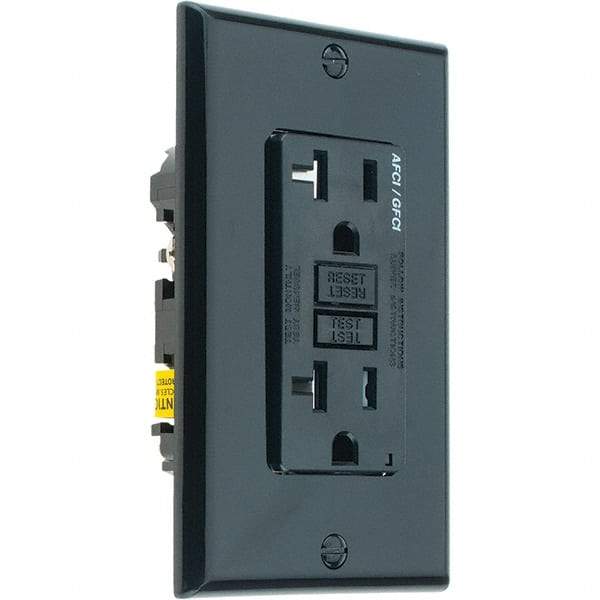 Leviton - GFCI Receptacles Grade: Commercial Color: Black - A1 Tooling