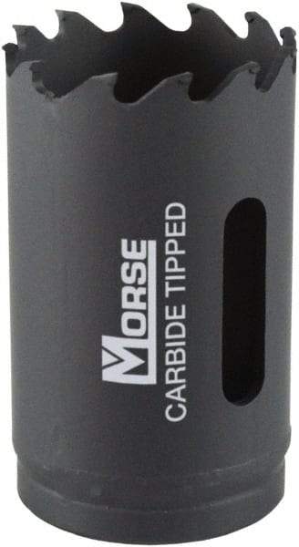 M.K. MORSE - 3/4" Diam, 1-15/16" Cutting Depth, Hole Saw - Carbide-Tipped Saw, Toothed Edge - A1 Tooling