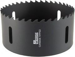 M.K. MORSE - 4-1/2" Diam, 1-15/16" Cutting Depth, Hole Saw - Carbide-Tipped Saw, Toothed Edge - A1 Tooling