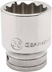 GearWrench - 3/4" Drive, Standard Hand Socket - 12 Points, 3.07" OAL, Alloy Steel, Chrome Finish - A1 Tooling