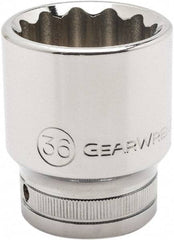 GearWrench - 3/4" Drive, Standard Hand Socket - 12 Points, 2.64" OAL, Alloy Steel, Chrome Finish - A1 Tooling