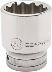 GearWrench - 3/4" Drive, Standard Hand Socket - 12 Points, 2.48" OAL, Alloy Steel, Chrome Finish - A1 Tooling