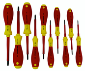 Insulated Torx® Screwdriver Set T6 - T30. 10 Pieces - A1 Tooling