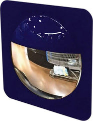 Se-Kure Domes&Mirrors - Indoor Square Convex Safety, Traffic & Inspection Mirrors - Acrylic Lens, 8" Diam, 8' Max Covered Distance - A1 Tooling