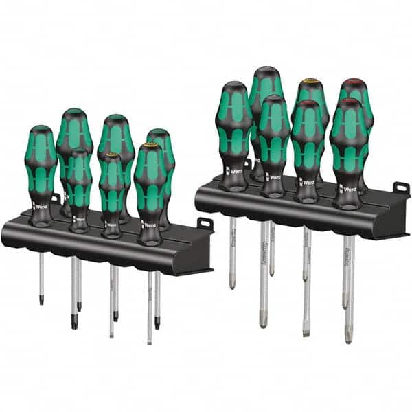 Wera - Screwdriver Sets Screwdriver Types Included: Phillips; Pozidriv; Slotted; Torx Number of Pieces: 14 - A1 Tooling