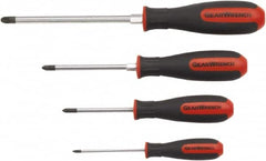 GearWrench - 4 Piece Pozidriv Screwdriver Set - Blade Sizes: Length 18 - A1 Tooling