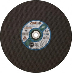 Camel Grinding Wheels - 12" 24 Grit Aluminum Oxide Cutoff Wheel - 5/32" Thick, 1" Arbor, 5,100 Max RPM - A1 Tooling