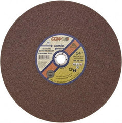 Camel Grinding Wheels - 14" 24 Grit Aluminum Oxide Cutoff Wheel - 5/32" Thick, 1" Arbor, 5,500 Max RPM - A1 Tooling