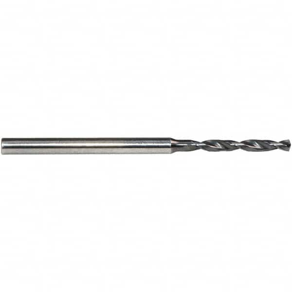 Emuge - 1.28mm, 140° Point, Solid Carbide Micro Drill Bit - A1 Tooling