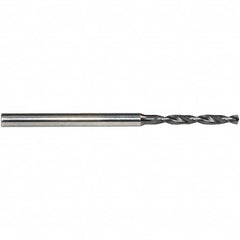 Emuge - 1.28mm, 140° Point, Solid Carbide Micro Drill Bit - A1 Tooling