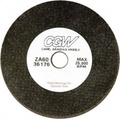 Camel Grinding Wheels - 4" 36 Grit Zirconia Alumina Cutoff Wheel - 1/16" Thick, 3/8" Arbor, 19,100 Max RPM - A1 Tooling