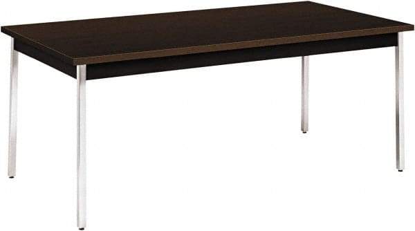 Hon - 36" Long x 72" Wide x 29" High, Utility Table - Mocha & Black - A1 Tooling