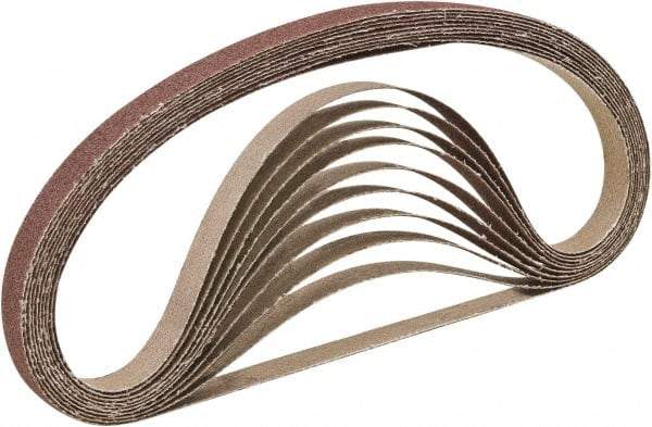 Camel Grinding Wheels - 1" Wide x 30" OAL, 80 Grit, Aluminum Oxide Abrasive Belt - Aluminum Oxide, Fine, Coated, X Weighted Cloth Backing, Dry, Series A3 - A1 Tooling