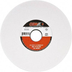 CGW Abrasives - 8" Diam x 1-1/4" Hole x 1" Thick, I Hardness, 60 Grit Surface Grinding Wheel - Aluminum Oxide, Type 5, Medium Grade, Vitrified Bond, One-Side Recess - A1 Tooling