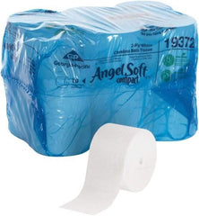 Georgia Pacific - 375' Roll Length Coreless Roll Toilet Tissue - 1,125 Sheets per Roll, 2 Ply, White, Recycled Fiber - A1 Tooling