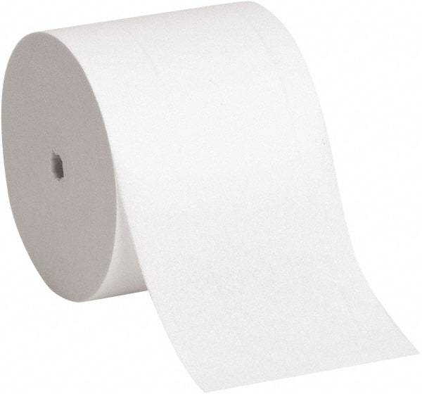 Georgia Pacific - 250' Roll Length Coreless Roll Toilet Tissue - 750 Sheets per Roll, 2 Ply, White, Recycled Fiber - A1 Tooling