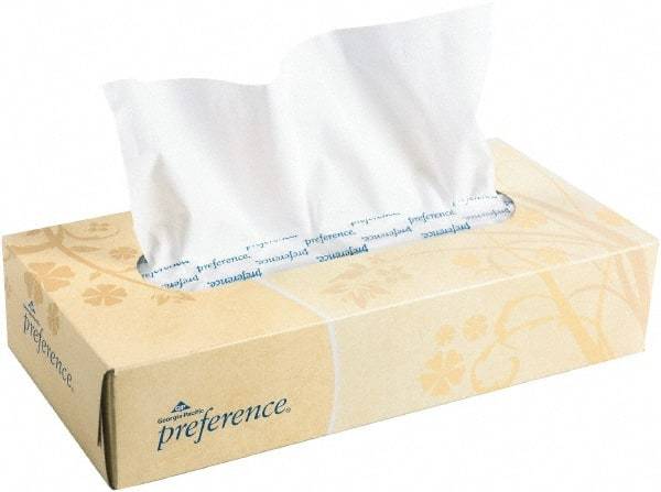 Georgia Pacific - Flat Box of White Facial Tissues - 2 Ply, Recycled Fibers - A1 Tooling