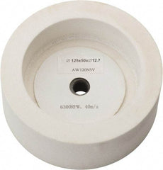 Value Collection - 120 Grit Aluminum Oxide Bench & Pedestal Grinding Wheel - 5" Diam x 1/2" Hole x 2" Thick, 3450 Max RPM, I Hardness, Fine Grade , Vitrified Bond - A1 Tooling