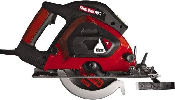 M.K. MORSE - 9 Amps, 7" Blade Diam, 3,500 RPM, Electric Circular Saw - 6' Cord Length, 20mm Arbor Hole, Right Blade - A1 Tooling