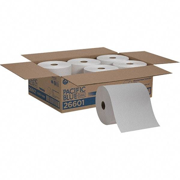 Georgia Pacific - Hard Roll of 1 Ply White Paper Towels - 7-7/8" Wide, 800' Roll Length - A1 Tooling