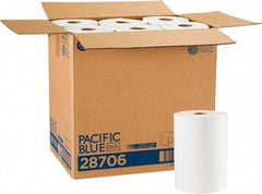 Georgia Pacific - Hard Roll of 1 Ply White Paper Towels - 7-7/8" Wide, 350' Roll Length - A1 Tooling