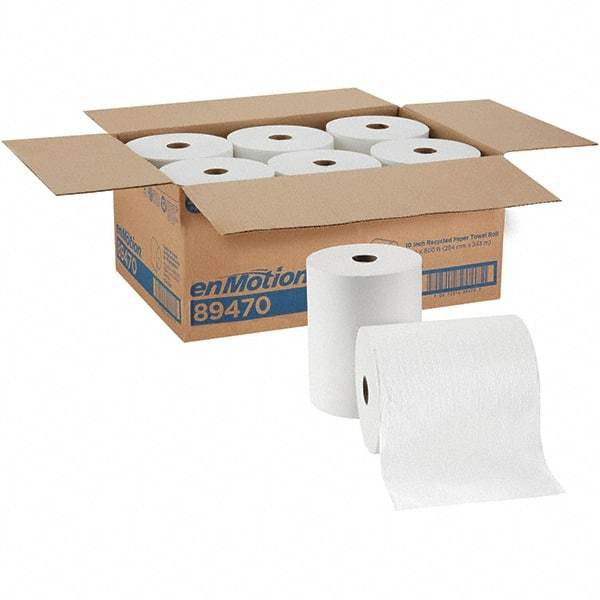 Georgia Pacific - Hard Roll of 1 Ply White Paper Towels - 10" Wide, 800' Roll Length - A1 Tooling