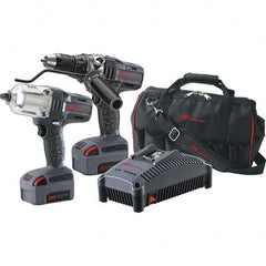 Ingersoll-Rand - 20 Volt Cordless Tool Combination Kit - Includes 1/2" High Torque Impact Wrench & 1/2" Drill/Driver, Lithium-Ion Battery Included - A1 Tooling