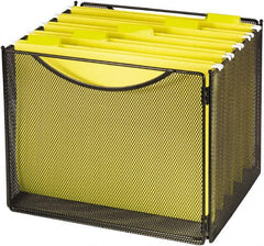 Safco - Black File Boxes-Storage - Steel, Mesh - A1 Tooling