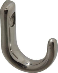 Sugatsune - 23/64" Wide x 1-1/8" High x 5/32" Thick, Wall Hook - 7/8" Projection, Polished - A1 Tooling