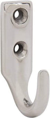 Sugatsune - 15/32" Wide x 1-9/16" High x 5/32" Thick, Wall Hook - 1-1/32" Projection, Polished - A1 Tooling