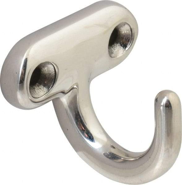 Sugatsune - 1-3/32" Wide x 1" High x 5/32" Thick, Wall Hook - 1" Projection, Polished - A1 Tooling