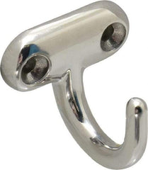 Sugatsune - 1-27/64" Wide x 1-5/16" High x 7/32" Thick, Wall Hook - 1-1/4" Projection, Polished - A1 Tooling