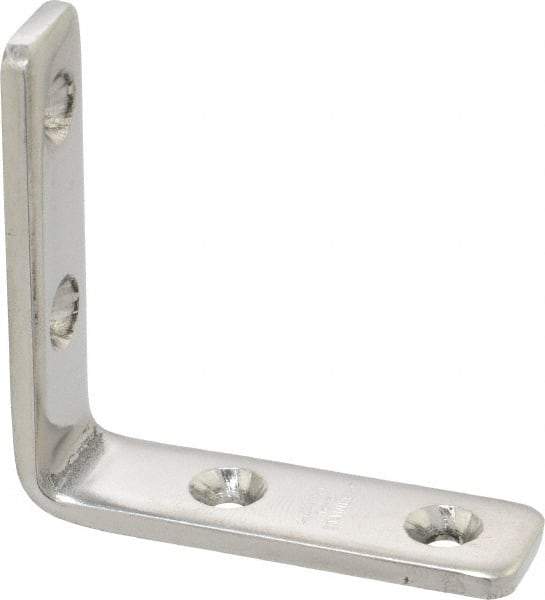 Sugatsune - 1-13/16" Long x 1/2" Wide, 18-8 Stainless Steel, Corner Brackets - A1 Tooling