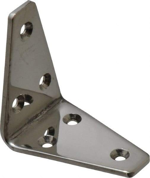 Sugatsune - 2-3/16" Long x 1-3/8" Wide, 18-8 Stainless Steel, Wide Corner Brackets - A1 Tooling