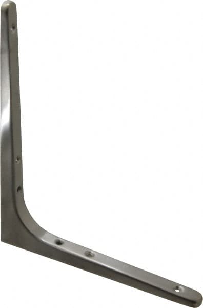 Sugatsune - 62 Lb Capacity, Satin Stainless Steel Coated, Shelf Bracket - 7-7/8" Long, 9-7/16" Wide - A1 Tooling