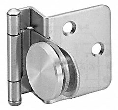 Glass Door Hinge: Stainless Steel, Plain Finish