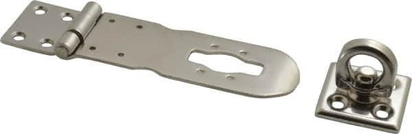 Sugatsune - 4-23/32" Long x 1-9/16" Wide, Durable Hasp - Stainless Steel - A1 Tooling