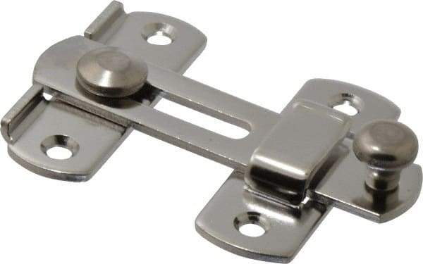 Sugatsune - 2-3/4" Long x 3-15/16" Wide x 3/8" High, Bar Latch - Stainless Steel, with Stainless Finish - A1 Tooling