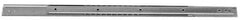 Sugatsune - 24" Slide Length, 17.72" Travel Length, Stainless Steel Ball Bearing Slide SSR-5 - 1/2" Wide, 2-3/4" High, 196 Lb Capacity at Full Extension, Satin Finish - A1 Tooling